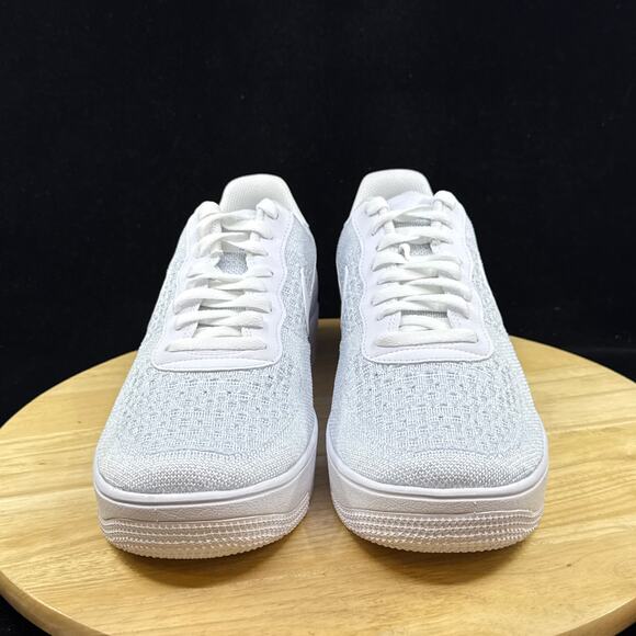 Nike Men\'s Air Force 1 Flyknit 2.0 \'Pure Platinum\' Size 12 AV3042-100 main image 9